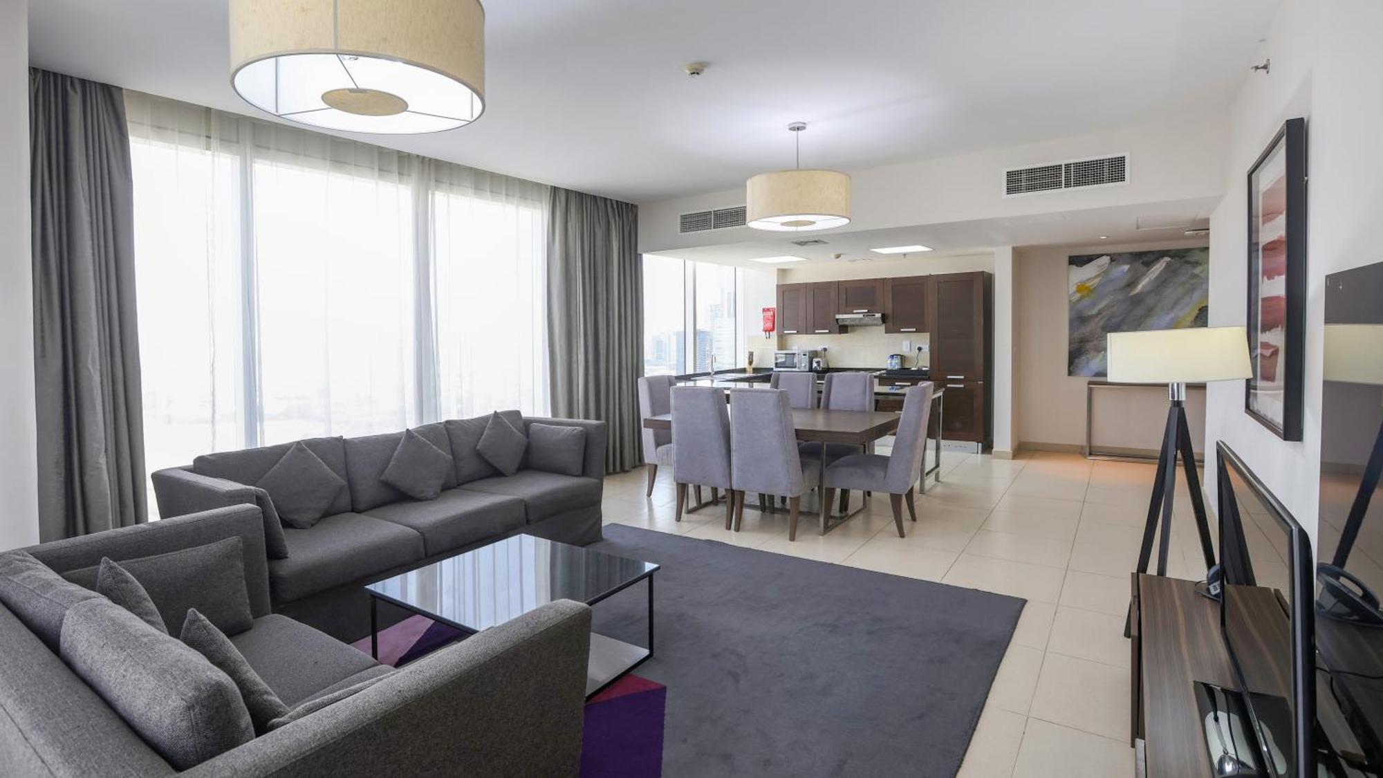 Nassima Tower Hotel Apartments Dubai Exterior foto A typical apartment interior